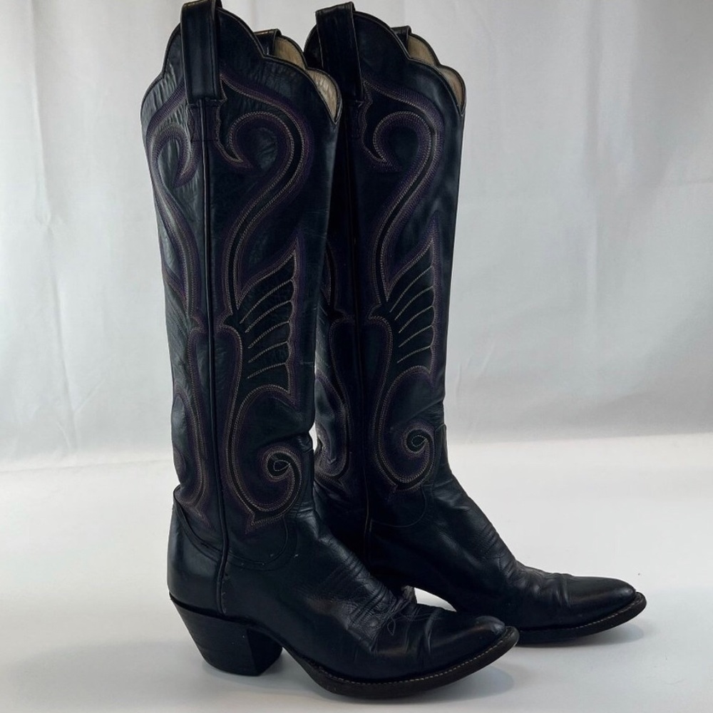 LARRY MAHAN VINTAGE COWBOY BOOTS